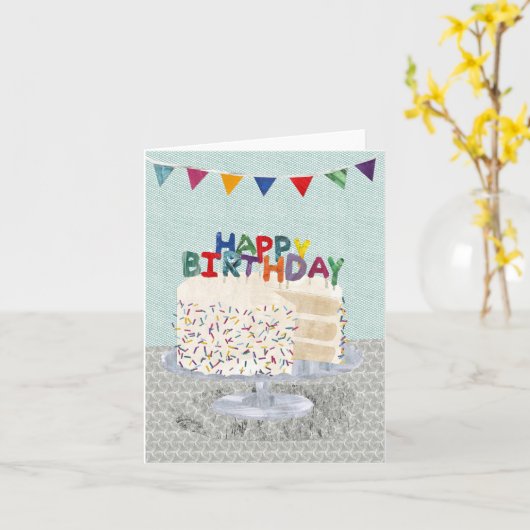 Nieuwe thuiskaart kaart (Gele Bloem)