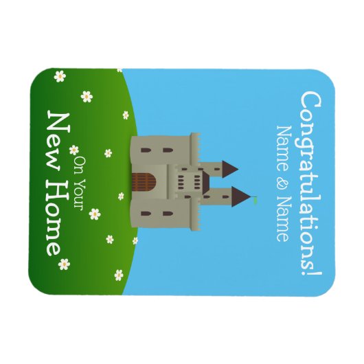 Nieuwe thuiskaart magneet (Horizontaal)