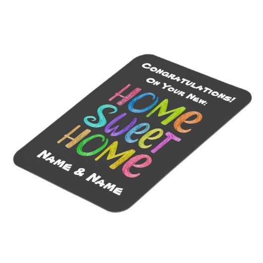 Nieuwe thuiskaart magneet (Linkerzijde)