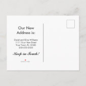 Nieuwe Thuiskatten verplaatsen Aankondigingskaart (Achterkant)