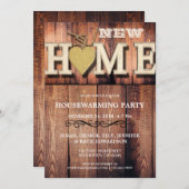 Nieuwe thuislekkernij-roestpartij kaart (Voorkant / Achterkant)