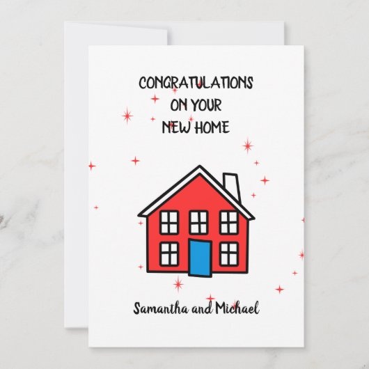 Nieuwe thuissterren aankondiging (Voorkant)