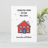 Nieuwe thuissterren aankondiging (Staand voorkant)