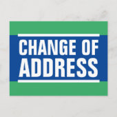 Nieuwe thuiswijziging van adresbewegende briefkaar aankondigingskaart (Voorkant)