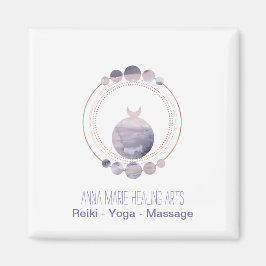 Nieuwe Tijd Roze Goud Heilige Geometrie Magneet