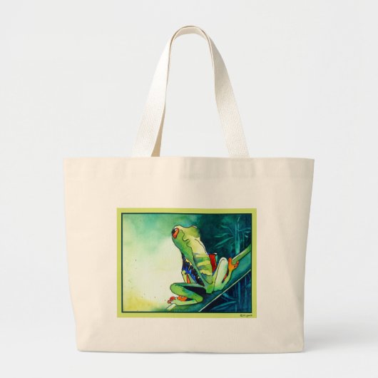 NIEUWE TREINFROGS GROTE TOTE BAG (Voorkant)