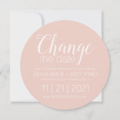 Nieuwe Trouwdag Uitstel Trouwdatum Aankondiging (Voorkant)