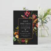 Nieuwe tuingewassen Trouw QR-code Save The Date (Staand voorkant)