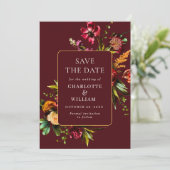 Nieuwe tuingewelflowers Huwelijks QR-code Save The Date (Staand voorkant)