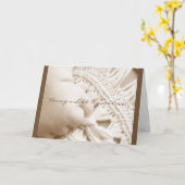 Nieuwe tweede Baby Kaart (Gele Bloem)