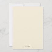 Nieuwe uitnodiging van de Partij van de Jubileum ( (Achterkant)