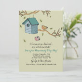 Nieuwe uitnodiging voor thuisgebruik (Staand voorkant)