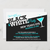 Nieuwe Uitnodigingen van de Eve Black en White Par (Voorkant)