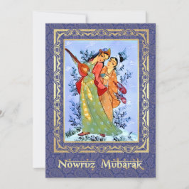 Nieuwe Uitnodigingen van de nieuwjaarspartij Nowru