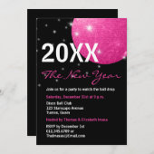 Nieuwe uitnodigingen voor Disco Ball in jaren (Voorkant / Achterkant)