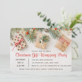 Nieuwe uitnodigingen voor kerstcadeautjes (Staand voorkant)