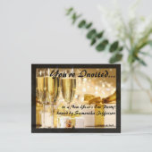 Nieuwe uitnodigingen voor kleine Gilded Bubble New (Staand voorkant)