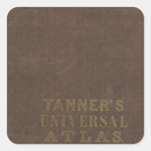 Nieuwe Universal Atlas Vierkante Sticker