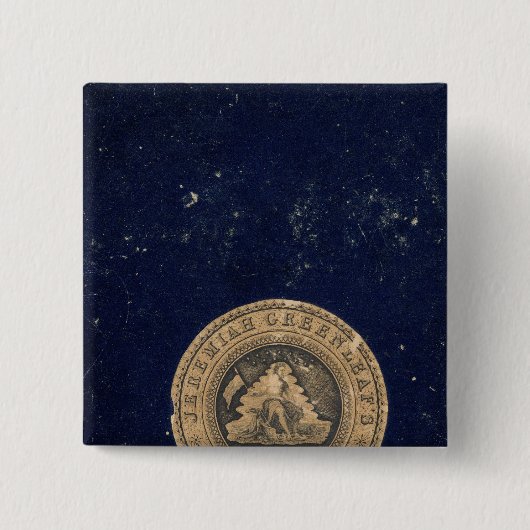 Nieuwe universele atlas vierkante button 5,1 cm (Voorkant)