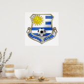 Nieuwe Uruguay 2010 Fans Futbol badge Poster (Keuken)