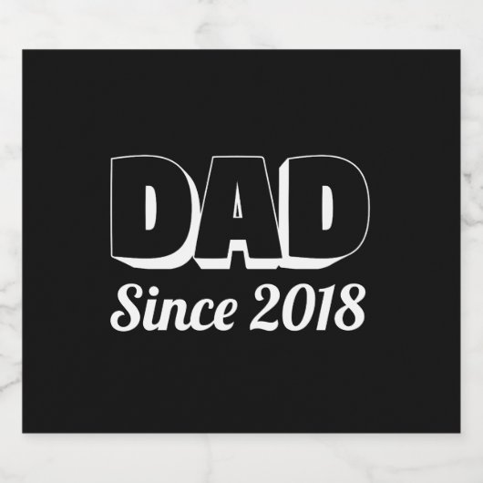 Nieuwe vader bier etiket (Enkel label)