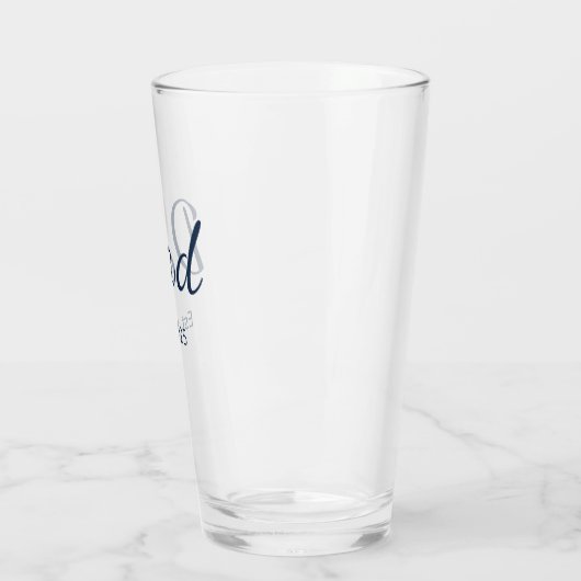 Nieuwe vader eerste Vaderdag minimalist Glas (Links)