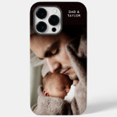 Nieuwe vader en nieuwe baby foto Case-Mate iPhone case (Achterkant)