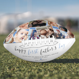 Nieuwe Vader Fotocollage Aandenken American Football
