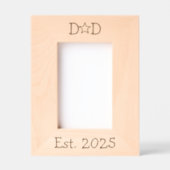 Nieuwe vader gegraveerde lijstjes (Voorkant)