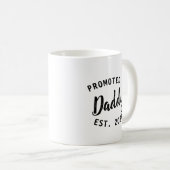 Nieuwe vader gepromoveerd voor papa Gift Simple Koffiemok (Voorkant rechts)