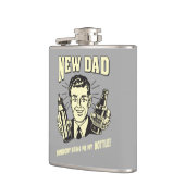 Nieuwe vader: Iemand brengt me mijn fles mee Heupfles (Links)