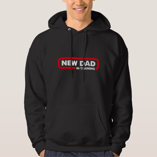 Nieuwe vader in opleiding - grappig hoodie (Voorkant)