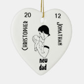 Nieuwe vader - keramisch ornament (Rechts)