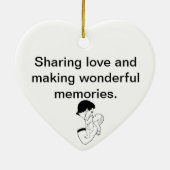 Nieuwe vader - keramisch ornament (Achterkant)