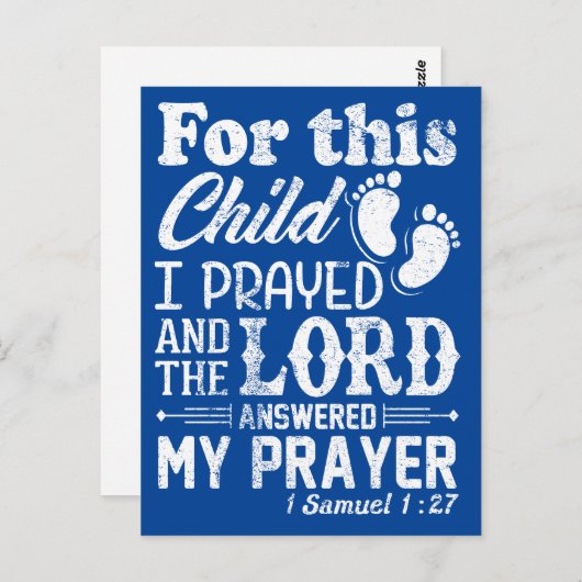 Nieuwe vader nieuwe moeder briefkaart (Voorkant / Achterkant)