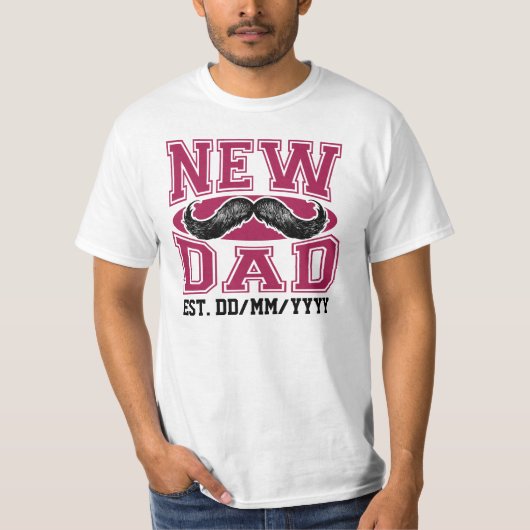 Nieuwe vader (Oost. Datum ) T-shirt (Voorkant)