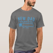 Nieuwe Vader Slaap Patch Blauwe Design T-shirt (Voorkant)