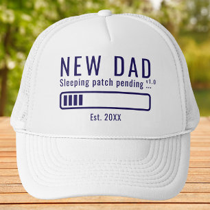 Nieuwe Vader Slaap Patch Vet Typografie Trucker Pet