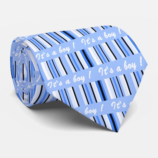 Nieuwe vader stropdas (Opgerold)