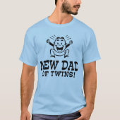 Nieuwe vader van Twins T-shirt (Voorkant)