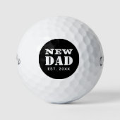 Nieuwe vader Vast Jaar Aangepast Golfballen (Voorkant)