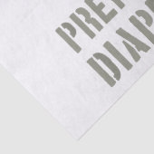 Nieuwe vader voorbereid voor luidere dienst tissuepapier (Detail)