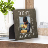 Nieuwe vaders foto op maat van First Fathers Day Fotoplaat
