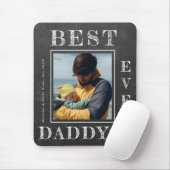 Nieuwe vaders foto op maat van First Fathers Day Muismat (Met muis)