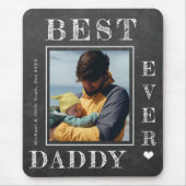 Nieuwe vaders foto op maat van First Fathers Day Muismat (Voorkant)