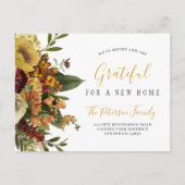 Nieuwe vakantie voor thuisgebruik met Thanksgiving Aankondigingskaart (Voorkant)