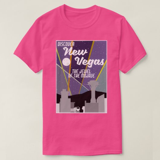  Nieuwe Vegas Skyline 1 T-shirt (Design voorkant)