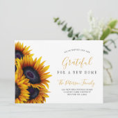 Nieuwe verandering van adres in Thanksgiving thuis Aankondiging (Staand voorkant)