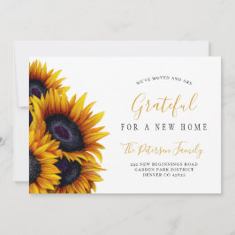 Nieuwe verandering van adres in Thanksgiving thuis Aankondiging