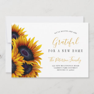 Nieuwe verandering van adres in Thanksgiving thuis Aankondiging